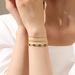 Women's Jewelry Brass Real Gold Electroplating Stacking Wear Three Layers Inlaid With Colored Zircon Light Luxury Ladies Bracelet_voghion.com