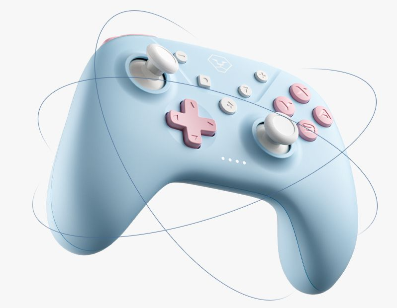 Aojia Lion Rococo Manette de jeu sans fil OLED Bluetooth pour PC et ordinateur Steam Game IOS Infinite Warm_voghion.com