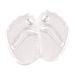 Cuscinetti antiscivolo in gel per l'avampiede - Solette imbottite di mezza misura per tacchi alti e scarpe eleganti (calzata universale, trasparenti, sollievo dal dolore per la pianta del piede)_voghion.com