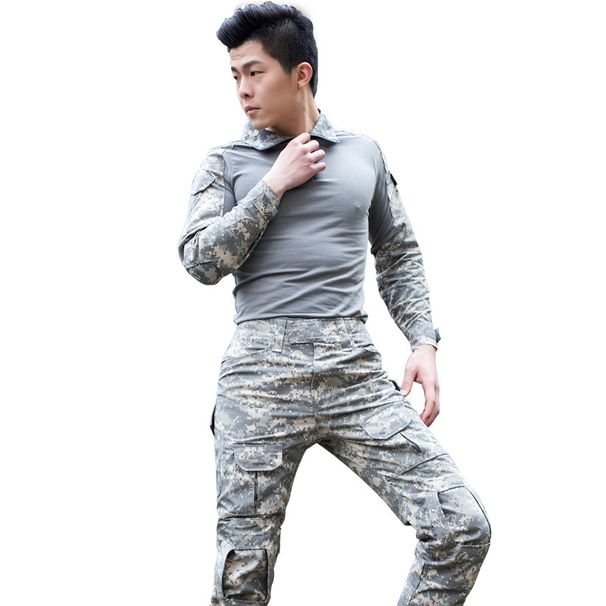 Camouflage Frog Tactical Training Quick-Dry Enthusiast Outdoor CS Expansion Field Suit Cross-Border Wholesale_voghion.com