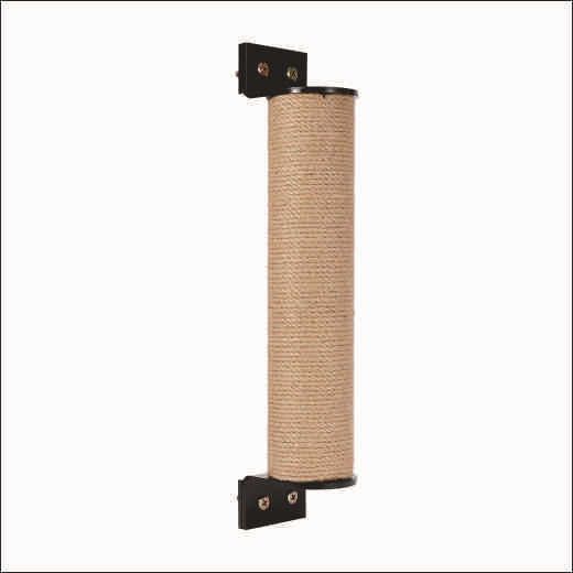 Acrylic Cage Vertical Hanging Sisal Post Wall-Mounted Jute Scratching Cat Climbing Frame Toy_voghion.com