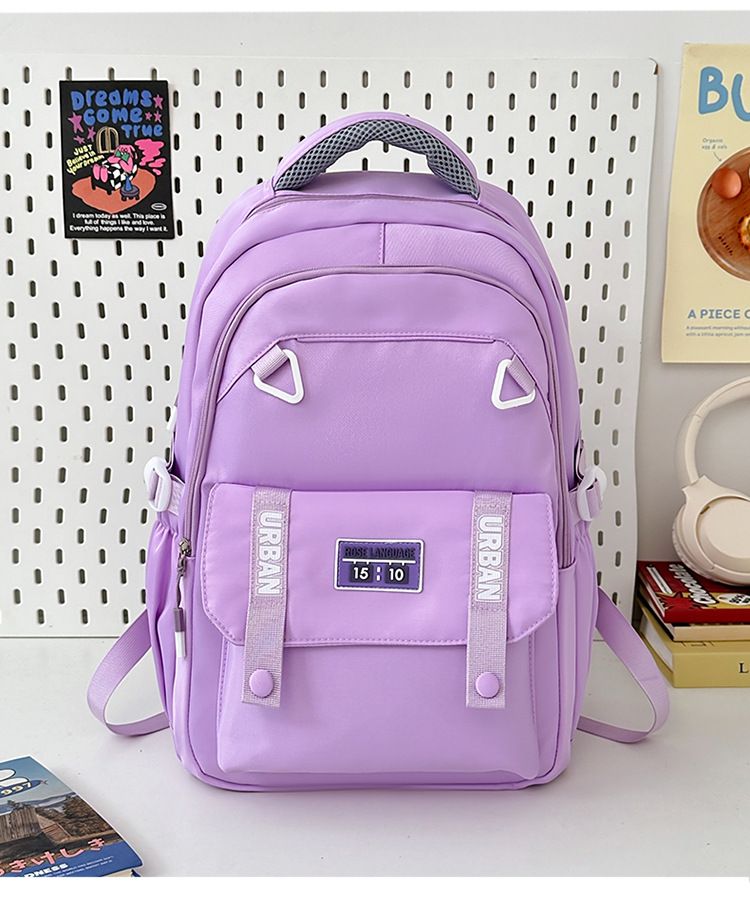 New Style Backpack Fashionable Trend Junior High School Student Backpack Casual Backpack Large Capacity Versatile Backpack_voghion.com