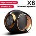X6 trådløs lyd, mobil og bærbar utendørs campinglyd, multifunksjonslydstøtte FM-radio, TF-kortavspilling, U-disklesing, AUX-tilkobling, Ha_voghion.com