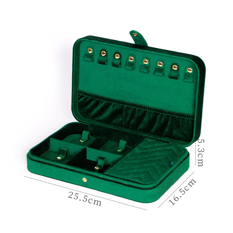 Top-Quality Storage Necklaces, Large Capacity Home Organizer, European Style Velvet Jewelry Box For Earrings_voghion.com