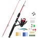 Children's Fishing Set With Reel For Beginners Portable Lure Rod_voghion.com