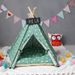 Kerla Pet Tent Green Eyes Model Teddy Golden Retriever Dog House_voghion.com