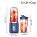 1pc Blue/Pink Portable Electric Small Juice Extractor Household Multi Function Juice Cup Mixing And Auxiliary Food_voghion.com
