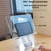 Bloggers uppgraderade version av expanderbart transparent stativ i akryl, läsbokhylla, iPad-surfplatta_voghion.com