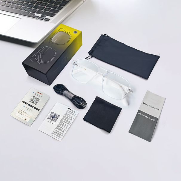 Smart Bluetooth Audio Glasses With UV Protection & Blue Light Filter - Auto-Tinting Lens, Hands-Free Calls & Music, Compatible With All Smartphones_voghion.com