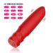 Andy, vibratore ricaricabile a forma di fiore, in silicone, con forte scossa, per masturbazione femminile, mini vibratore, prodotti per adulti._voghion.com