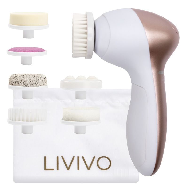 7in1 Elektrische Gesichts Spa Reinigung Pinsel Schönheit Pflege Reiniger Peeling LO_voghion.com