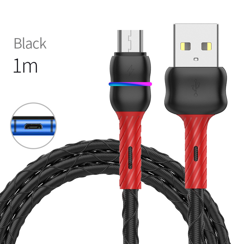 Micro Original USB cable 3A fast charging USB data suitable for Samsung Xiaomi LG Android Micro USB phone cabl_voghion.com