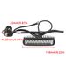 Universal Motorcycle LED Headlight Switch Mount Plug With 18 Dual-Row Beads For Off-Road Bikes, 12V 35W High Brightness Waterproof Light_voghion.com