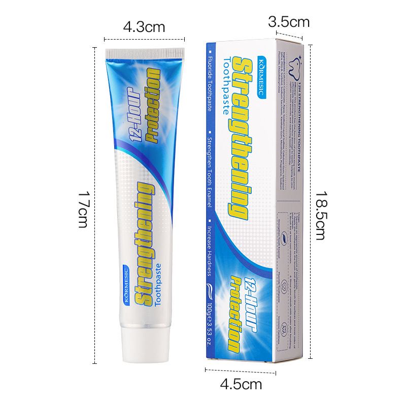 KORMESIC Zahnpasta gegen Zahnverfärbungen, Kariesschutz, 100 g, Zahnpasta für einen sauberen Mund_voghion.com