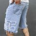 2025 New Jeans With Holes Loose Fitting Trendy Men's Casual Shorts, And Capris_voghion.com