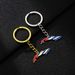 Portachiavi con ciondolo a goccia di olio cubano, decorazione per uomo e donna, stile etnico, versatile, in acciaio al titanio_voghion.com