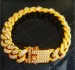 Mens Iced Out Diamond Fashion Chain Armbanden Bangles Gold Sier Cubaanse Link Miami Armband Hip Hop Sieraden_voghion.com