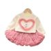 Completo maglione lavorato a maglia e gonna a sbuffo per bambine - Morbido misto poliestere, stile coreano, 1-3 anni (80-100 cm), rosa, stampa cartoon_voghion.com