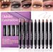 PSC001-003A 6-color Double-ended Eyeshadow Stick For Eye Makeup, 24-hour Texture, Single Unit 2g. Natural And Three-dimensional Eyebrow And Eyelash Mascara, Eyelash Curler, Long-lasting Matte Eyeb_voghion.com