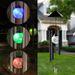 Solar-Powered LED Wind Chime Light – Color-Changing Garden Decor For Patio, Balcony & Yard (7 Colors Waterproof, 6-12H Runtime, EU CE Certified)_voghion.com