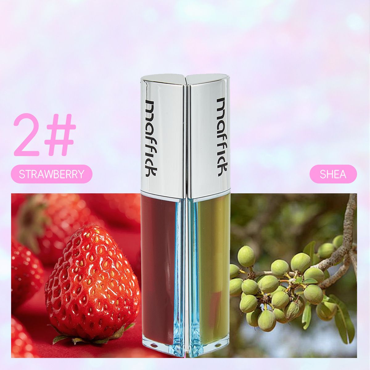 Lip Gloss Fruit Lip Oil Magnetic Suction Two Double Flavors Moisturizing Hydrating Hydrating Lip Marks_voghion.com