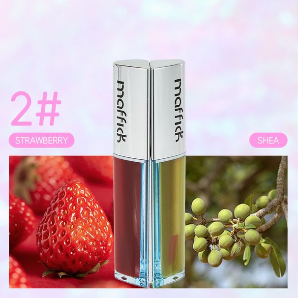 Lip Gloss Fruit Lip Oil Magnetic Suction Two Double Flavors Moisturizing Hydrating Hydrating Lip Marks_voghion.com