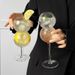 New Ins Style Bubble Ball Tall Glass High-Value Niche Design High-End Cocktail Water Cup_voghion.com