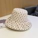 Foldable Bucket Hat Women's Basin Hat Traveling Show Face Small Hat_voghion.com