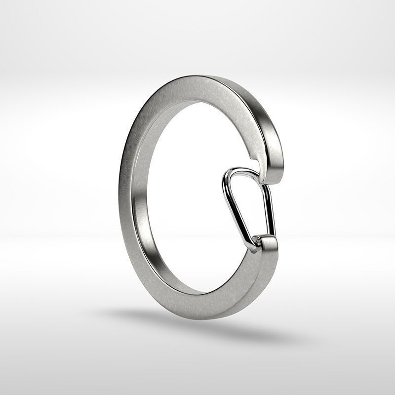 Portachiavi a molla in acciaio inossidabile, nuovo portachiavi, portachiavi di alta qualità, anello di apertura portachiavi a pressione._voghion.com