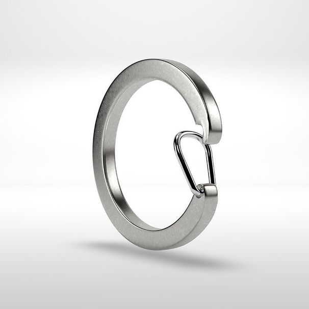 Portachiavi a molla in acciaio inossidabile, nuovo portachiavi, portachiavi di alta qualità, anello di apertura portachiavi a pressione._voghion.com