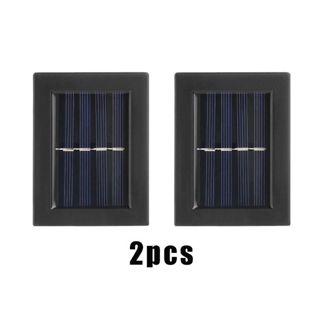 2PC Smart Solar LED Zewnętrzne Światło Wodoodporne Ogrodowe Lampy Dekoracyjne na Balkon Dziedziniec Ulica Ścienna Lampa Ogrodowa Zewnętrzna Solarna Lampa_voghion.com