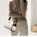 Retro Double Sided Leather Womens Crossbody Water-Resistant Pillow Shaped Shoulder Bag With Adjustable Strap Zipper_voghion.com