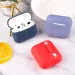 3 Solid Color CasesEarphone Protective Case Liquid Silicone Soft Cover For airpod 3rd generation case cover_voghion.com
