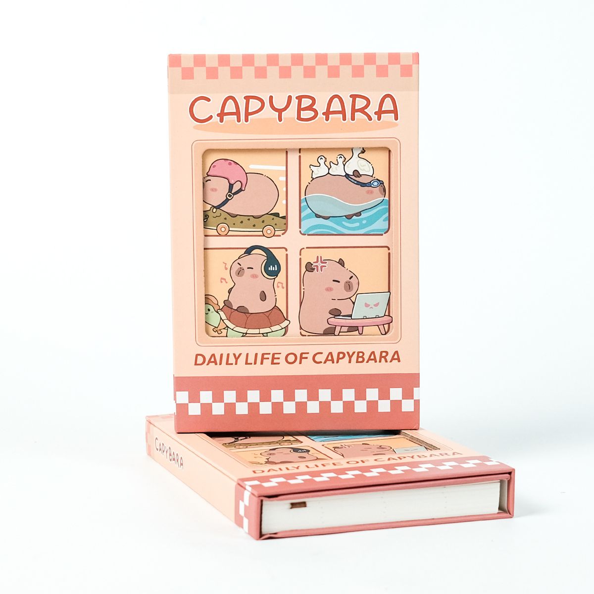 Εκπαίδευση & προμήθειες γραφείου Σειρά Hard Shell Portable Triple Folding Notebook Portable Journal_voghion.com