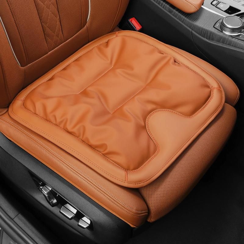 Perna scaunului auto din piele antifouling iarna dintr-o singura bucata Mercedes-Benz Audi masina speciala randul din spate perna scaunului integrata din trei piese_voghion.com