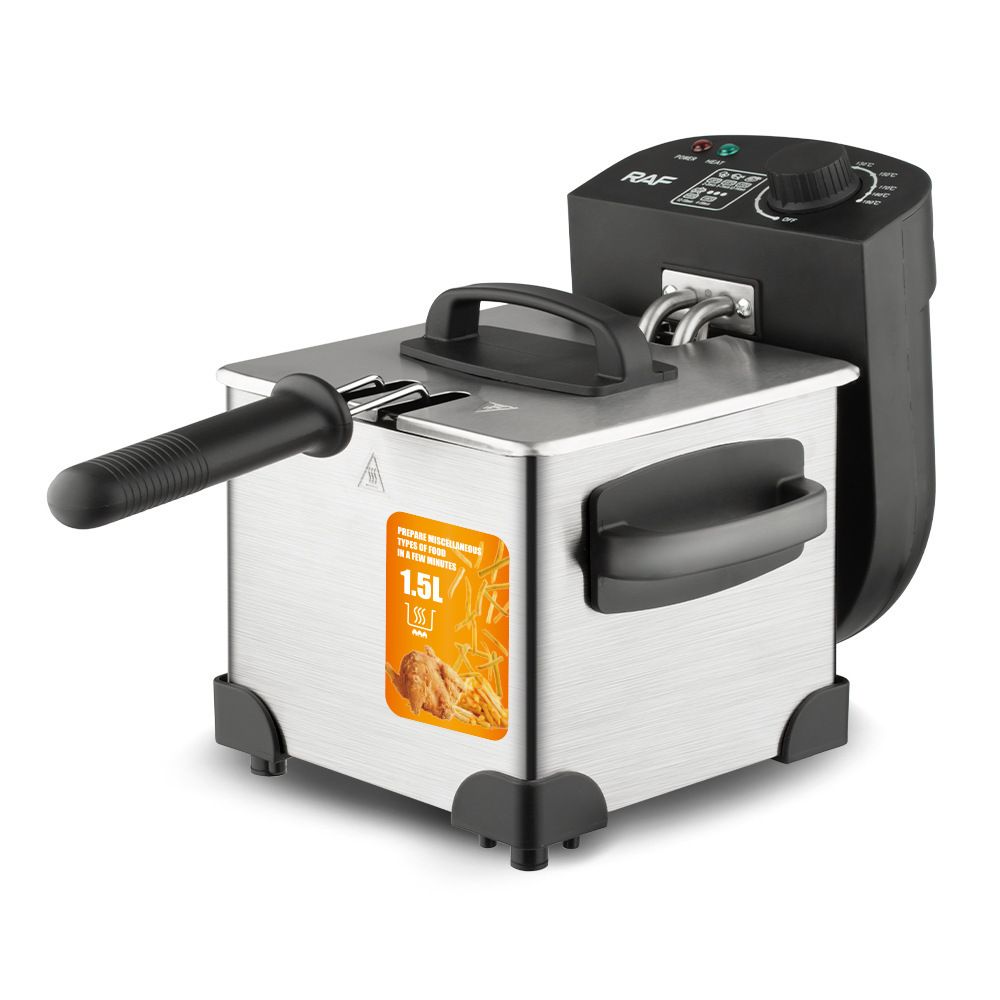 1.5L Household Small Electric Fryer - For French Fries, Chicken Wings & Fried Dough Sticks_voghion.com