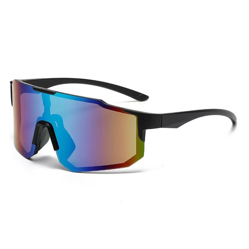 Cycling Glasses Large Frame One Piece Men And Women Outdoor Outing Sports Running Anti Wind And Sand Bicycle Sunglasses Colorful_voghion.com