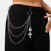 Jewelry Geometric Multi-layer Hollow Cross Pants Instagram Style Hip-hop With Skirt Waist Chain_voghion.com