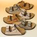 Couple's Genuine Leather Cork Beach Shoes Pure Original Cowhide Lazy Thick Soled Slippers_voghion.com