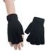 2023 Autumn Winter Wool Finger Knitted Solid Color Warm Unisex Writing Work Half Gloves_voghion.com