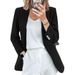 Damen-Cardigan-Mantel aus einfarbigem, lässigem Cord_voghion.com
