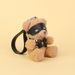 Sex Toy Sm Bundled Pose Teddy Bear Keychain Metal Chain Bell Collar Bondage Bear_voghion.com