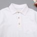 Boys' long-sleeved T-shirt cotton polo shirt girls' middle and big children's white bottoming shirt lapel school uniform class uniform Spring_voghion.com