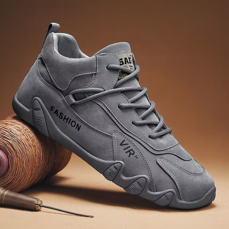 Spring Men's Breathable Site Work Non-slip Sneakers Casual Shoes_voghion.com