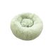 Removable And Washable Zippered Round Plush Bed All-Season Dog Cat Pet Mat_voghion.com