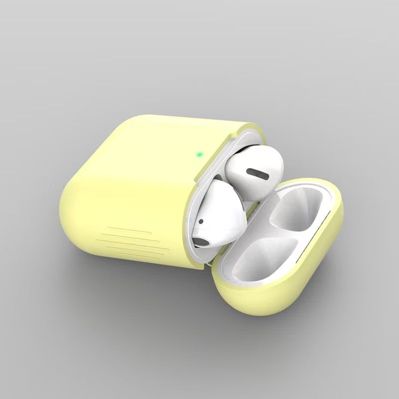 Custodia protettiva per auricolari Apple AirPods di prima e seconda generazione, in silicone, universale_voghion.com