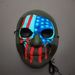 Party Masks Halloween EL Wire Light Up Mask 3D Glowing Face Mask For Costume Parties Scary Ghost Mask With 8 Color Changing Modes_voghion.com