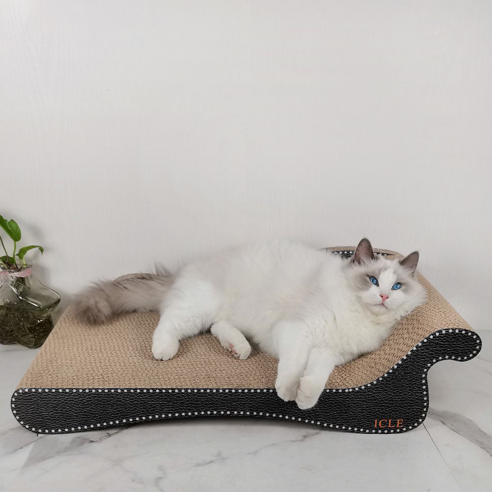 Corrugated Paper Sofa Toy Cat Scratching Durable Claw Grinding Board 700 Beauty Backrest_voghion.com