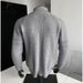 2025 Zipper New Casual Lazy Versatile Loose Autumn Winter Knitted Sweater Solid Color Stand Collar Base Layer_voghion.com