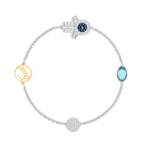 Teufelsauge Glückspalme Hamsa Hand Armband weiblich_voghion.com